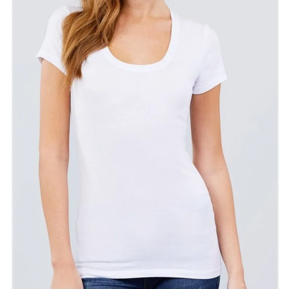 Keeping it Basic Cotton Tee in White